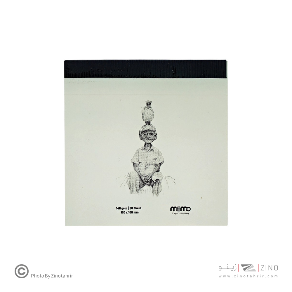 پد طراحی سایز10*10مقوا140گرم MEMO