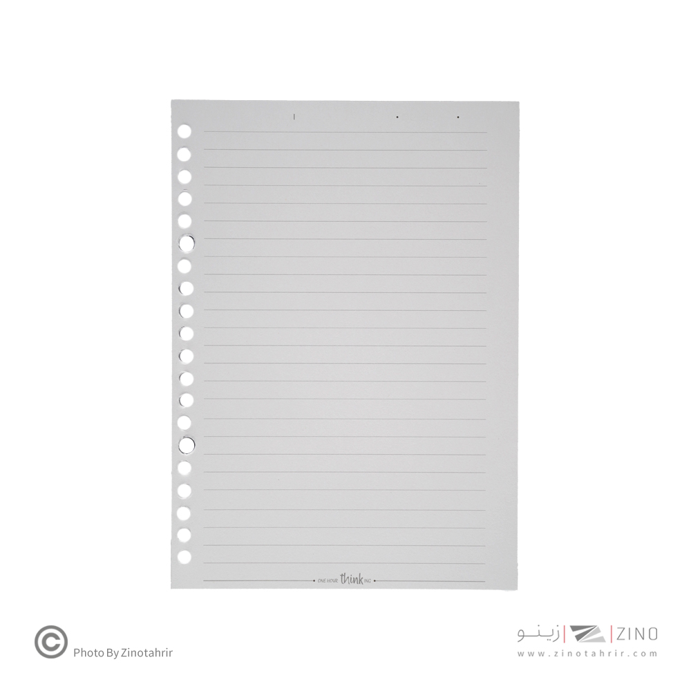 یدک دفتر کلاسوری20حلقه 100برگ خطدار برگ سری راندو کد74401