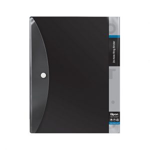 دفترکلاسوری 100برگ طلقی سوزنی الیپون کد286کارتن 12عددی