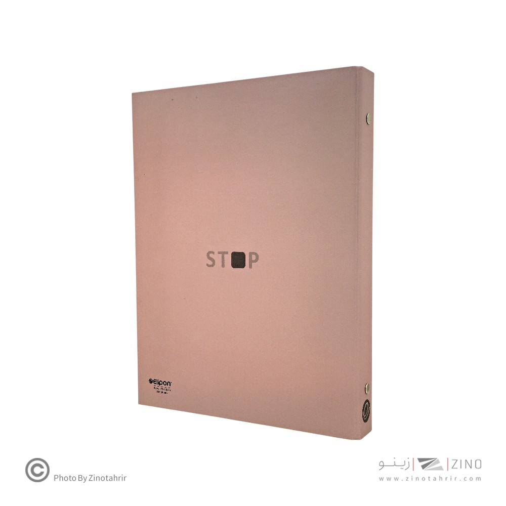 دفترکلاسوری 100برگ جلدسخت الیپون کد288کارتن 12عددی