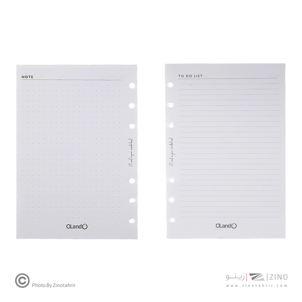 یدک دفترکلاسوری6حلقه80برگ فیوژن الند کدA6-80