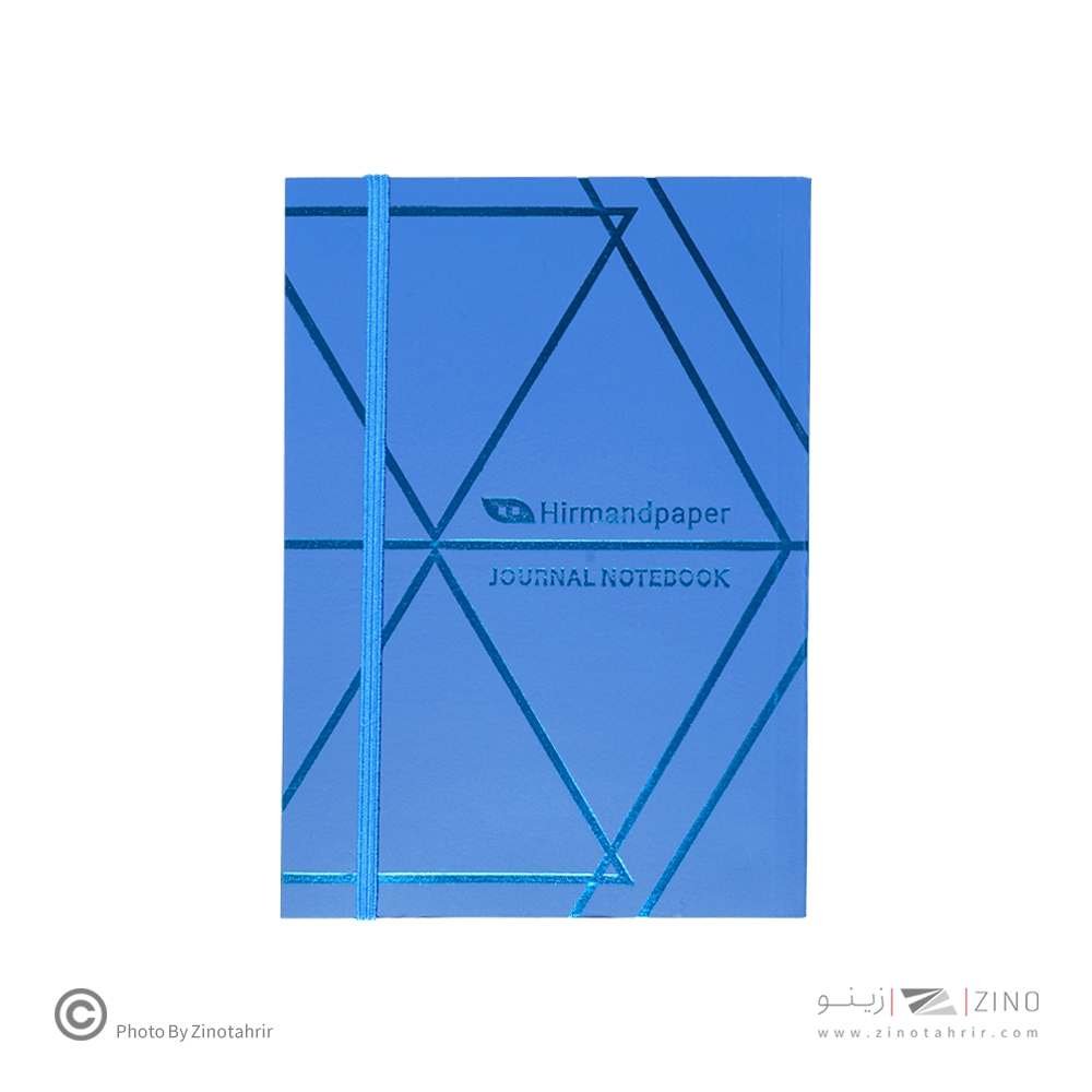 دفتریادداشت13*19جلد شومیز ته چسب کشدار هیرمندپیپر سری متالایز