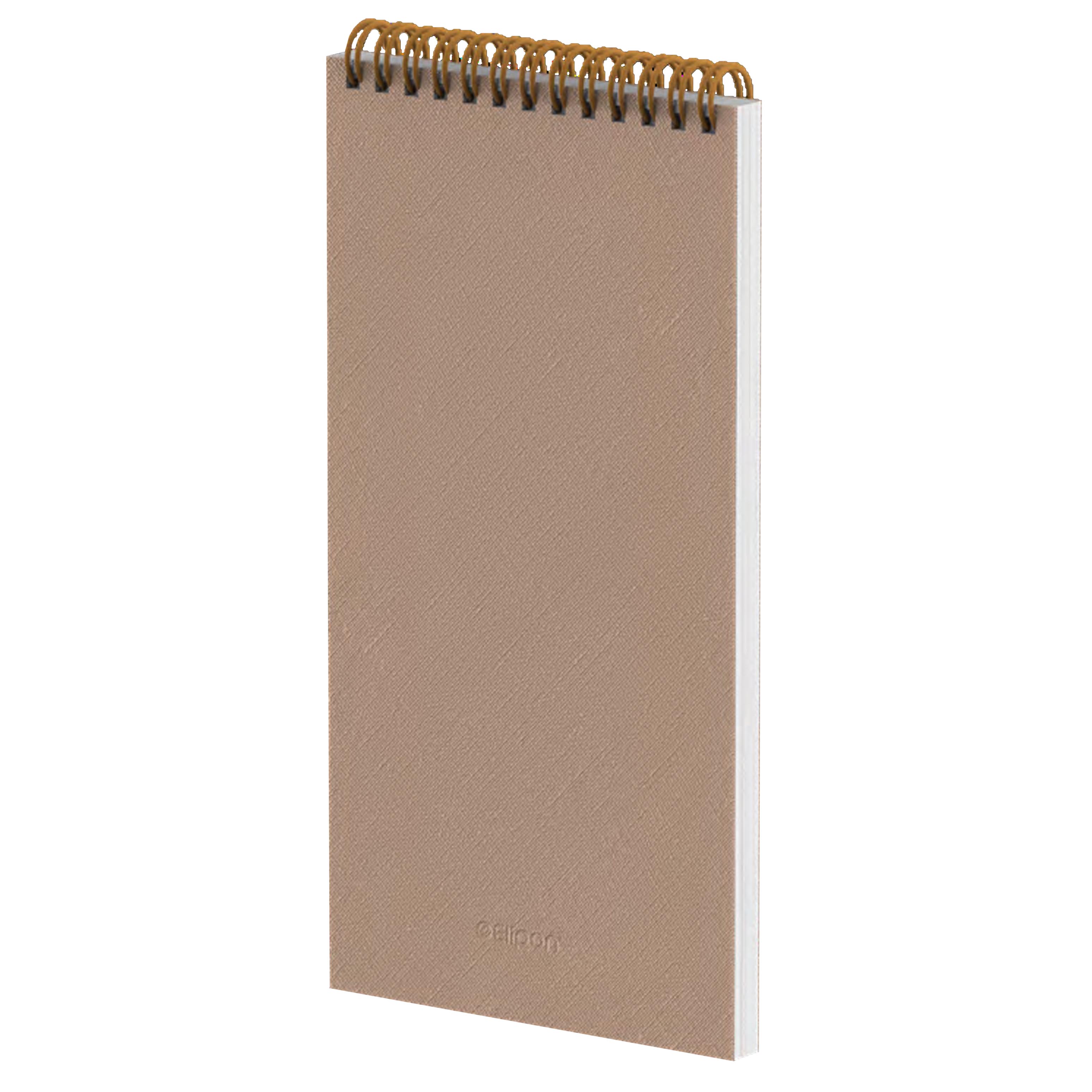 دفتریادداشت70برگ120*220خبرنگاری سیمی جلدچرم الیپون کد277کارتن60عددی