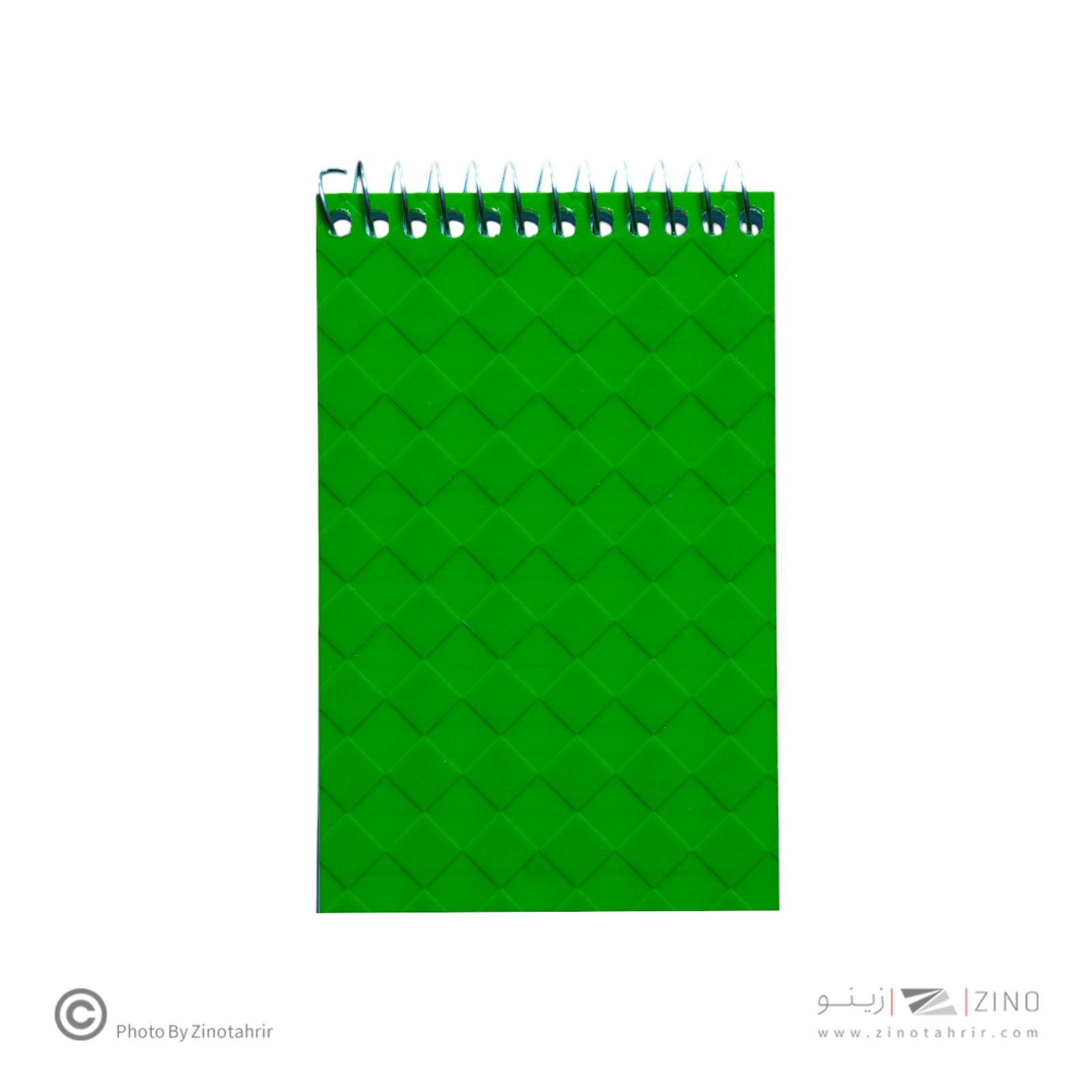 دفتریادداشت100برگ1/16سیم ازبالا طلقی سوپربایند