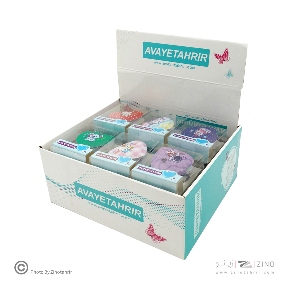 دفتریادداشت60برگ فانتزی قلبی بالیک آوای تحریر کدN-20296