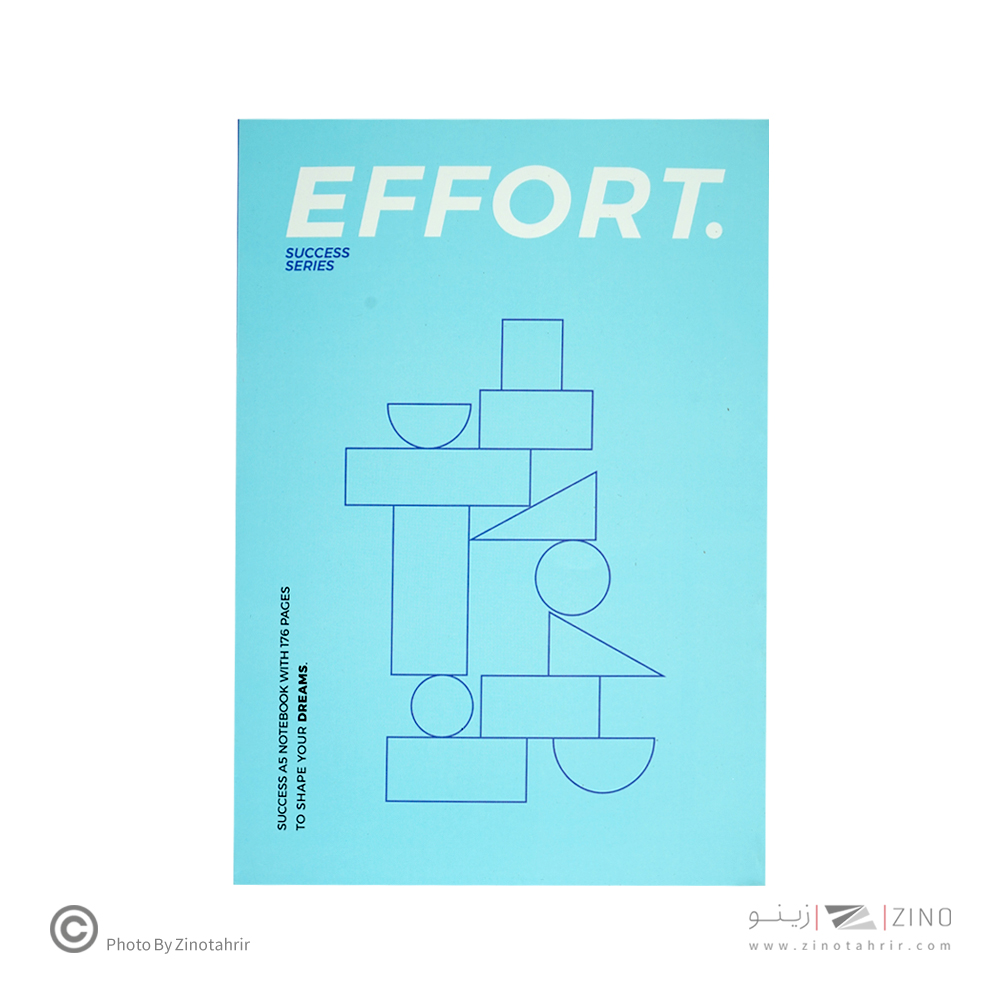 دفتر یادداشت ته چسب14.5*21 همین سریSuccess طرح EFFORT