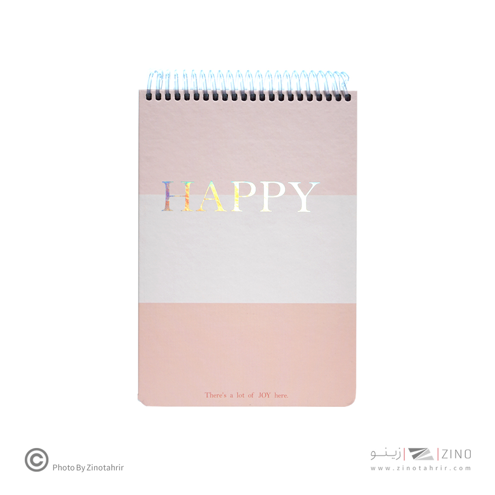 دفتریادداشت100برگA5سیم از بالا لانگو سری هپی پرو نوت