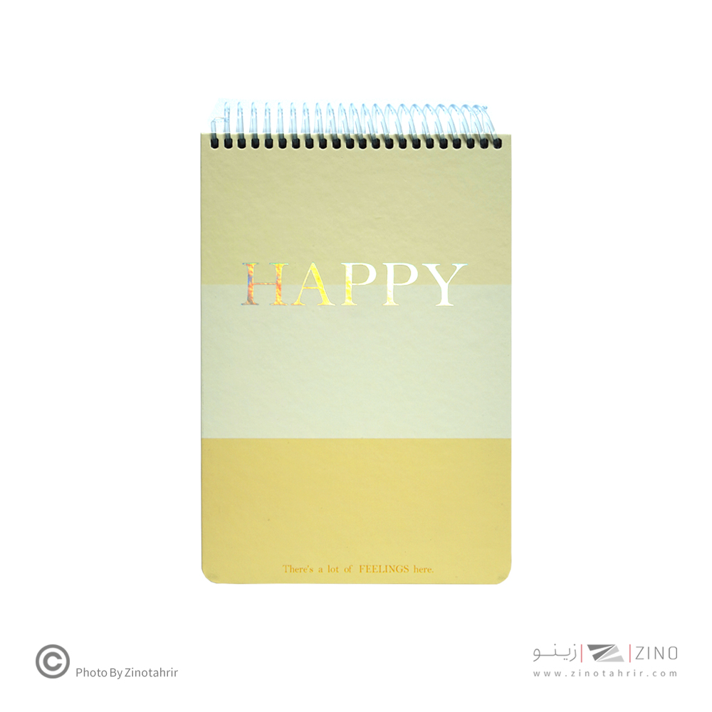 دفتریادداشت100برگA5سیم از بالا لانگو سری هپی پرو نوت