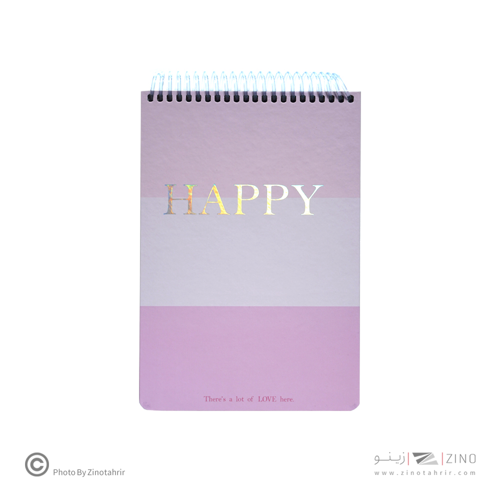 دفتریادداشت100برگA5سیم از بالا لانگو سری هپی پرو نوت