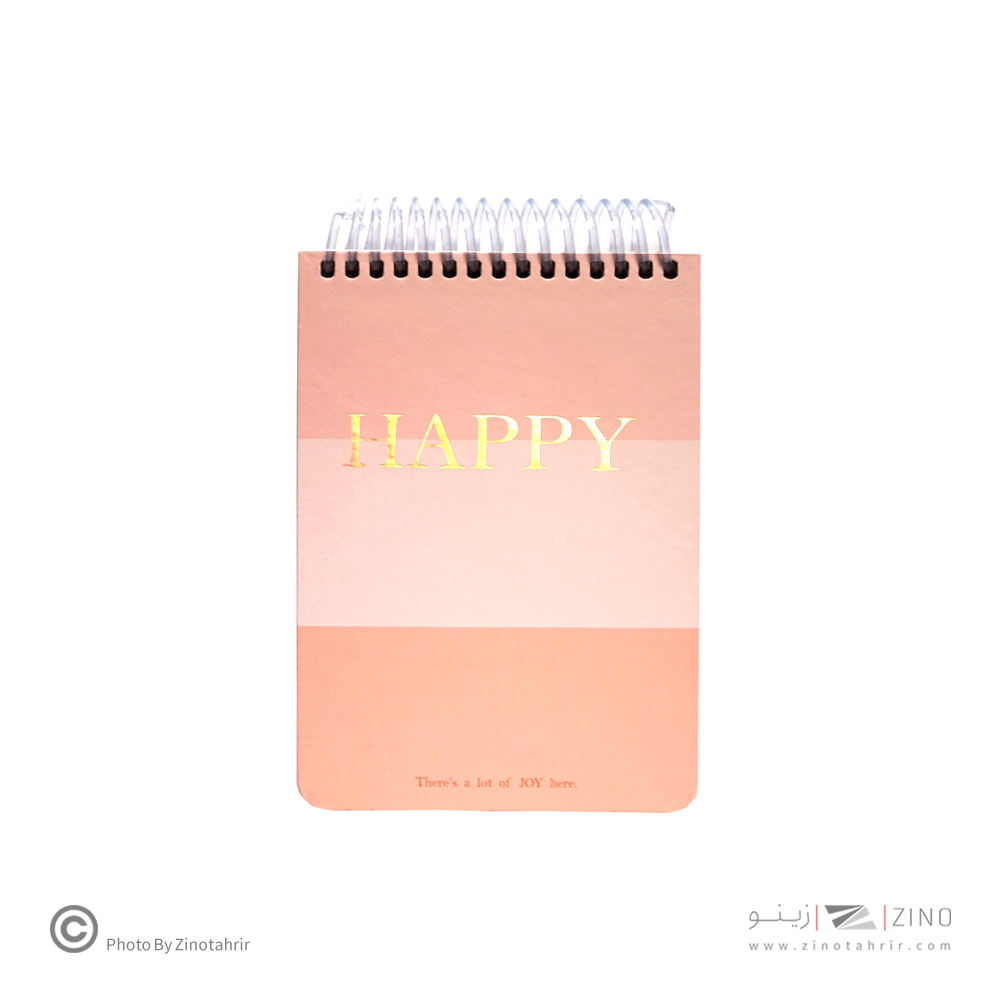 دفتریادداشت100برگA6سیم از بالا لانگو سری هپی پرو نوت