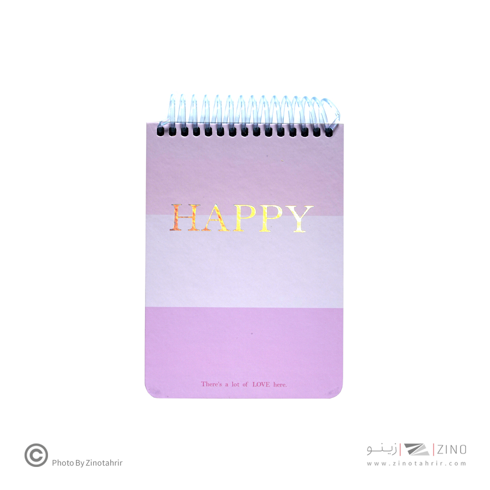 دفتریادداشت100برگA6سیم از بالا لانگو سری هپی پرو نوت