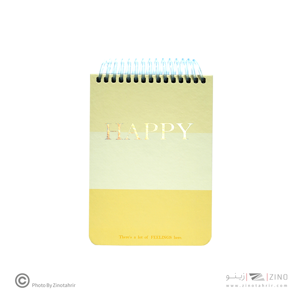 دفتریادداشت100برگA6سیم از بالا لانگو سری هپی پرو نوت