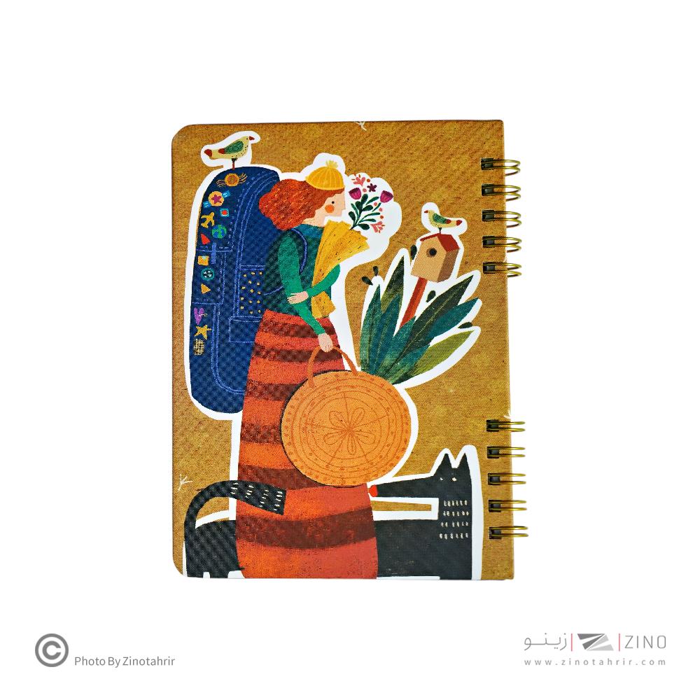 دفتریادداشت1/10سیمی جلد سخت مسترنوت کد498