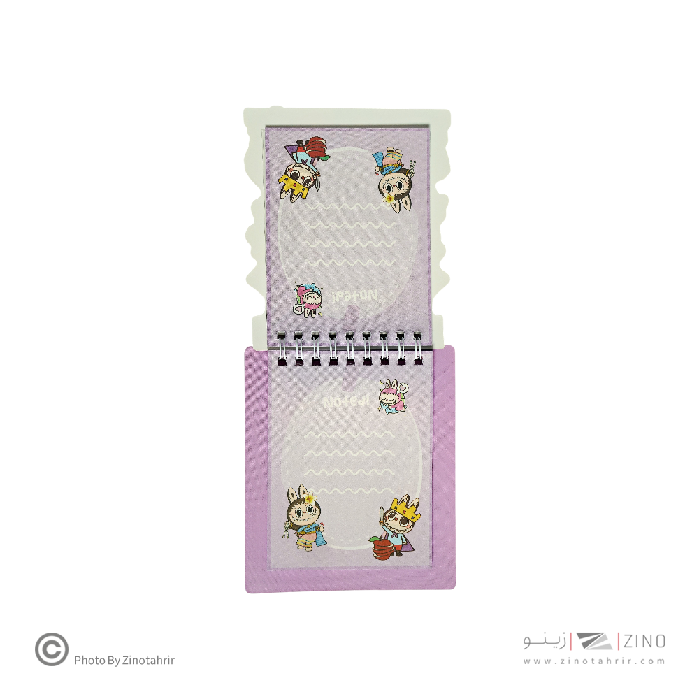 دفتریادداشت فانتزی(طرح لبوبو) همراه با استیکر کد001 یاکدXAC-003