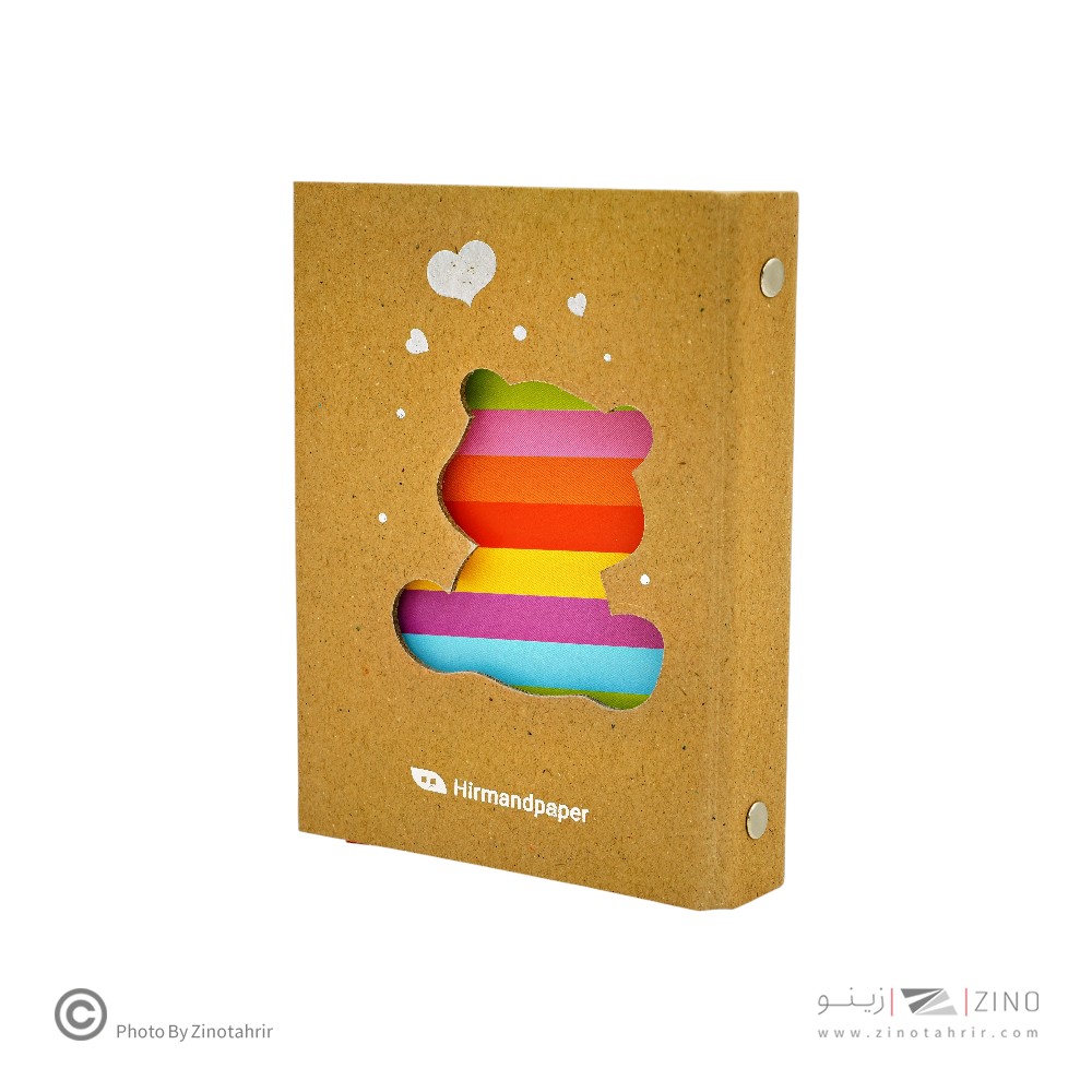 دفتریادداشت کلاسوری 2حلقه کرافت دایکات هیرمندپیپر