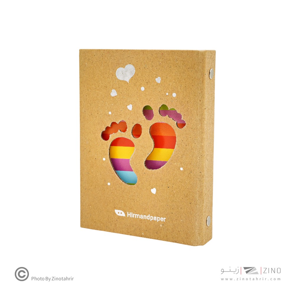 دفتریادداشت کلاسوری 2حلقه کرافت دایکات هیرمندپیپر