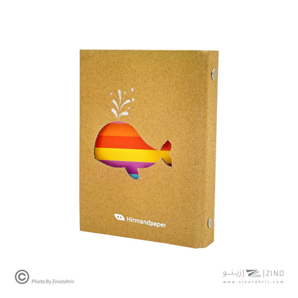 دفتریادداشت کلاسوری 2حلقه کرافت دایکات هیرمندپیپر