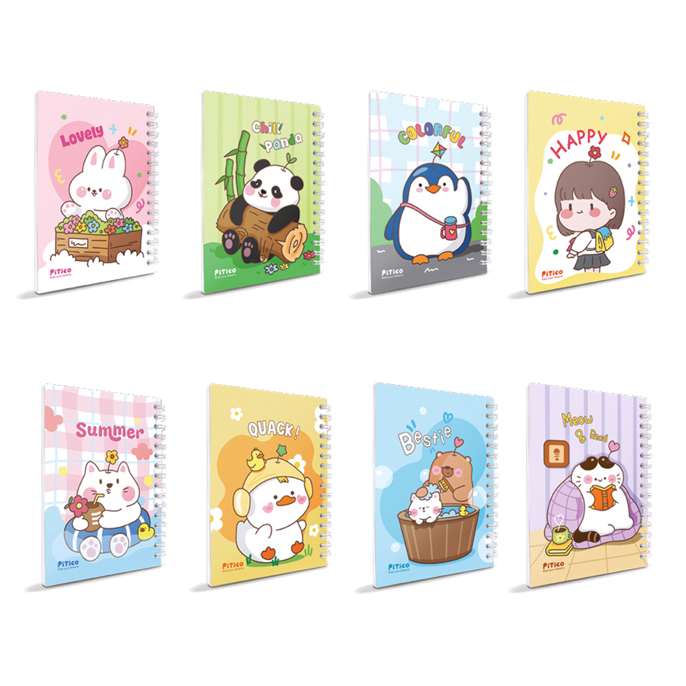 دفتر یادداشت A6 سری HAPPY پیتیکو کد227