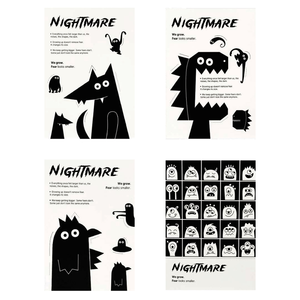 دفتریادداشت رقعی19*13.5 ته چسب همین سریNight