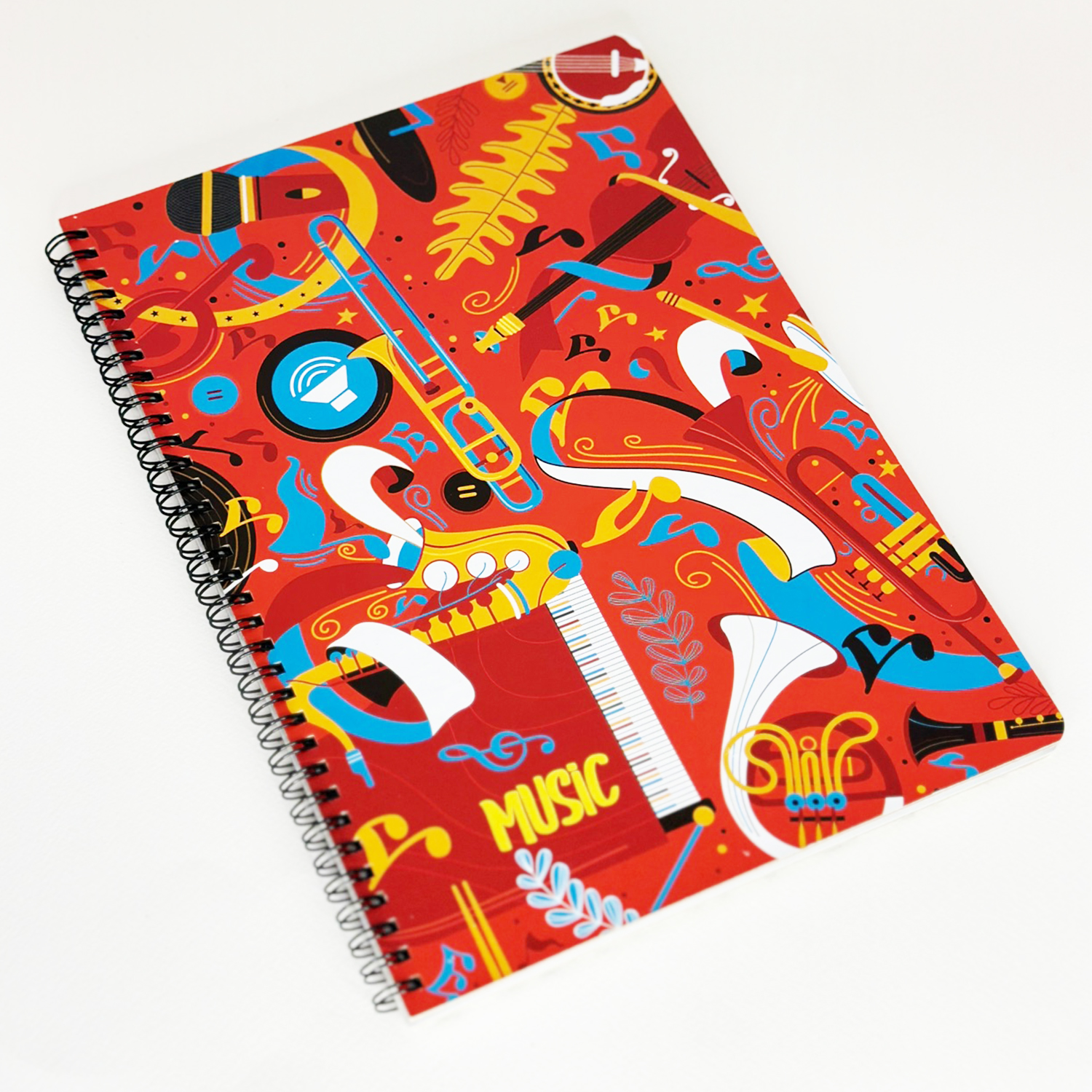 دفترنت50برگ280*200جلدسخت فنردوبل لانگو