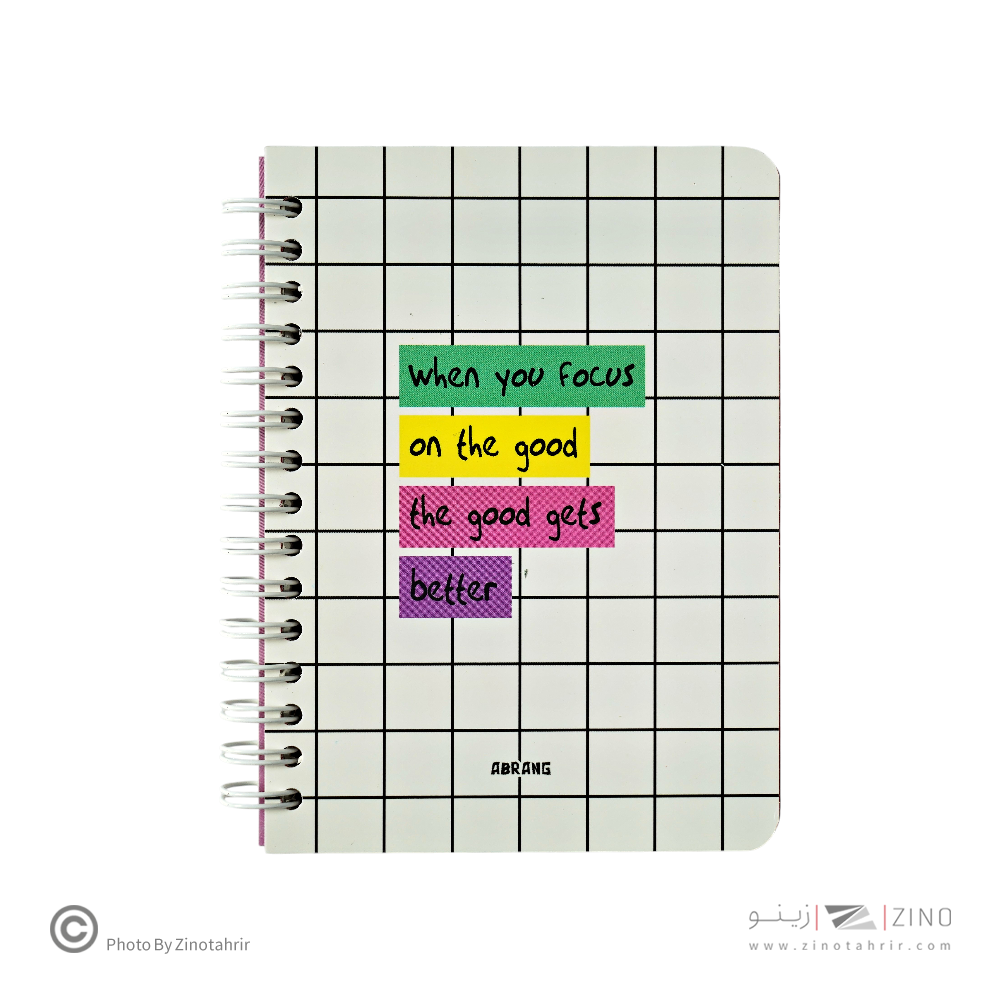 دفترلغت100برگ14*10 سیم از بغل ابرنگ کدA030-01