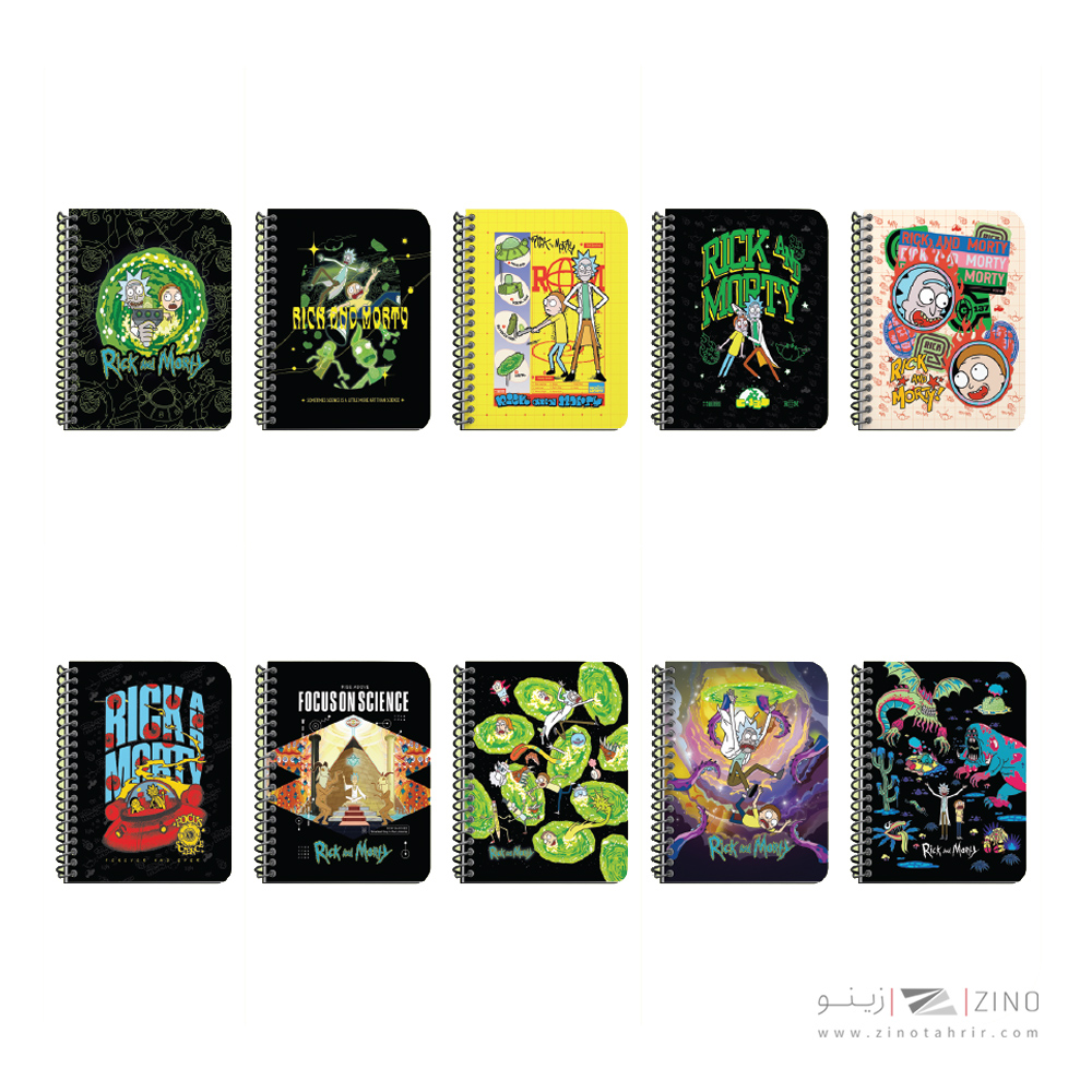 پلنر80برگ160*210سیمی جلدسخت لانگو سری ریک و مورتی