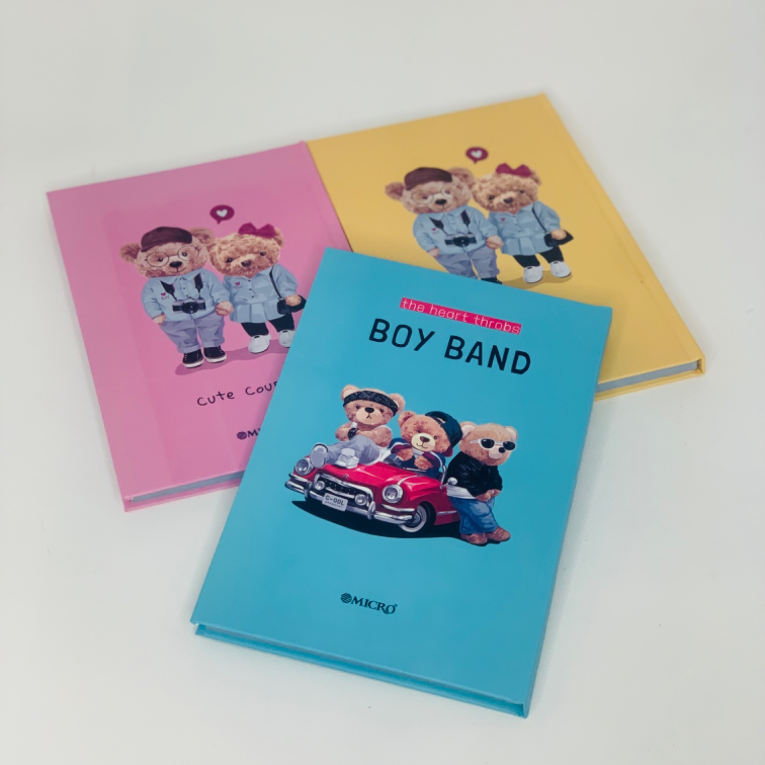 پلنر100برگ تدی 14*21 جلد سخت میکرو کدJ14