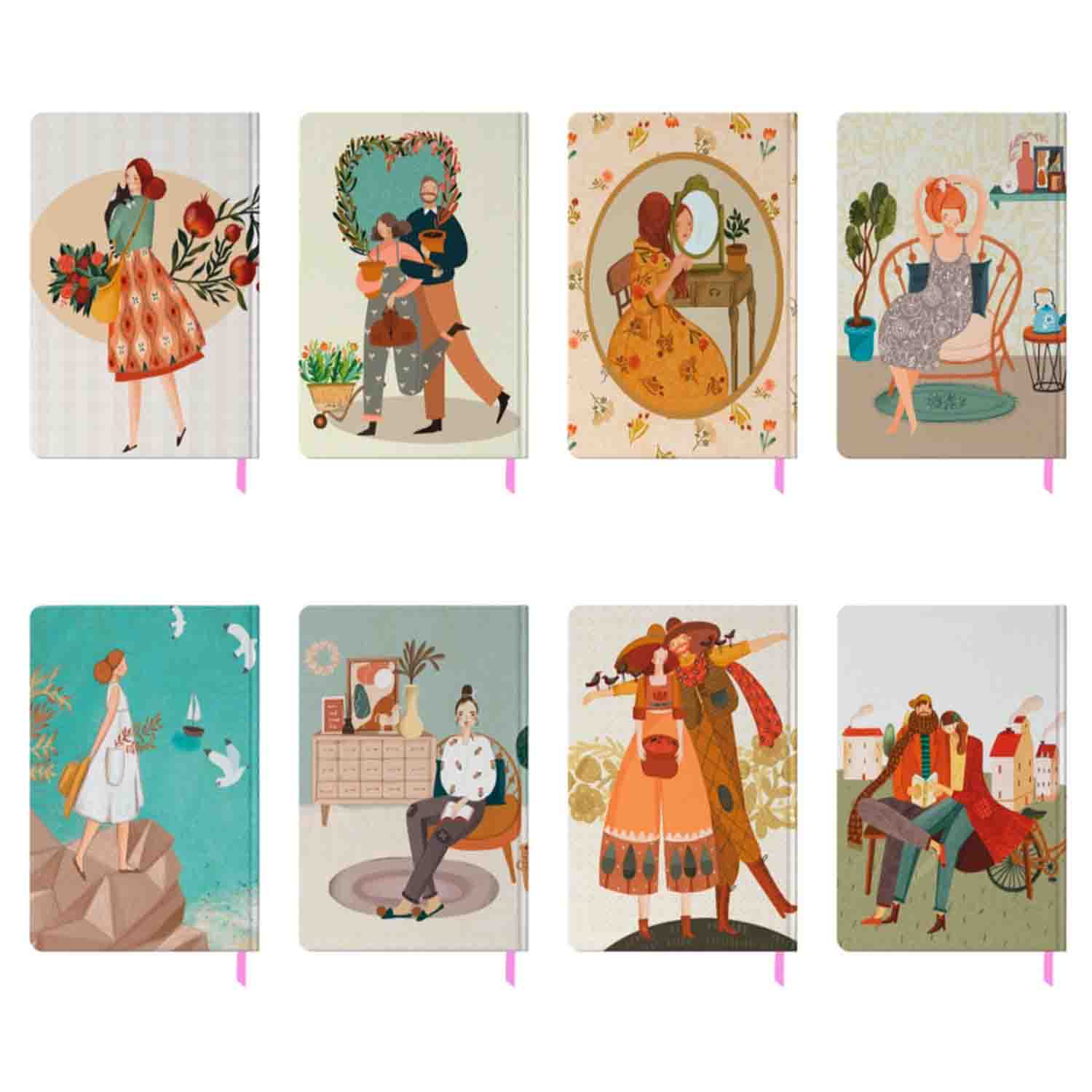 پلنررنگی هفتگی رقعی جلدسخت 15*21 مسترنوت کد406 کارتن 38عددی 