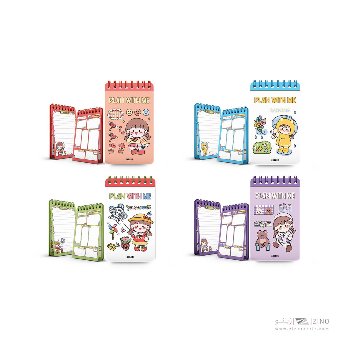 پلنر100برگ مینی سیمی 10*14آبرنگ کد A029