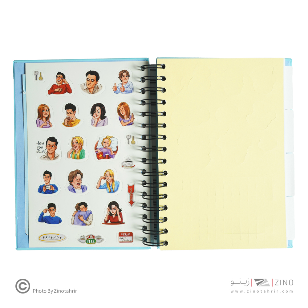 پلنرفرندز جلدسخت فنردوبل 15*21.5همیشه کد