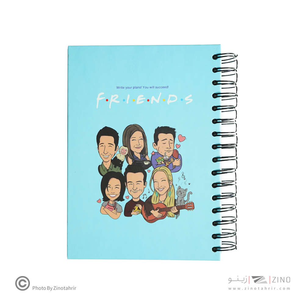 پلنرفرندز جلدسخت فنردوبل 15*21.5همیشه کد