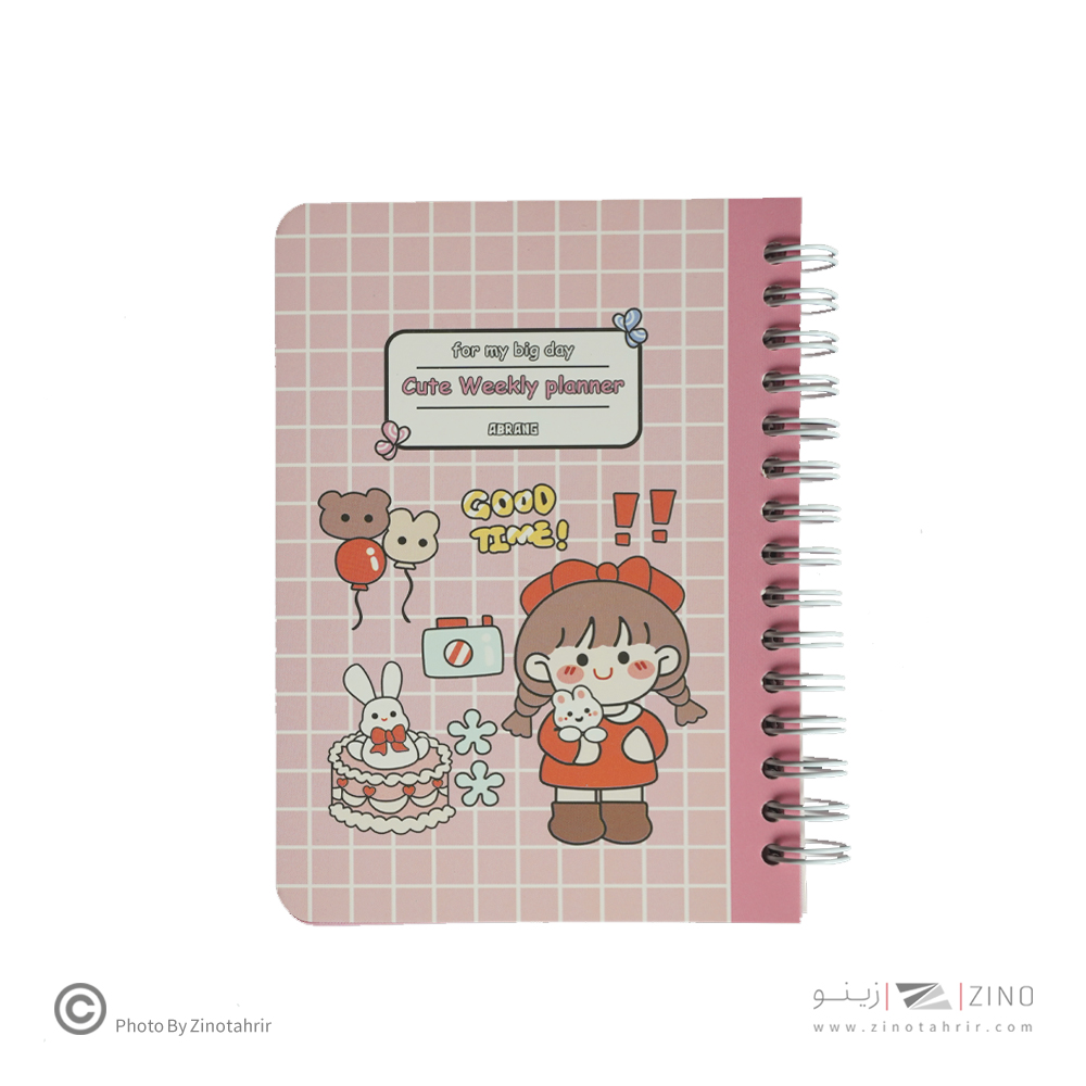 پلنر100برگA6 سری فانتزی14*10سیمی آبرنگ کدA027