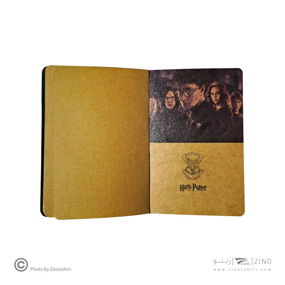 دفتر ته دوخت15*21جلدچرم (کاغذ کرافت)  همیشه سری هری پاتر