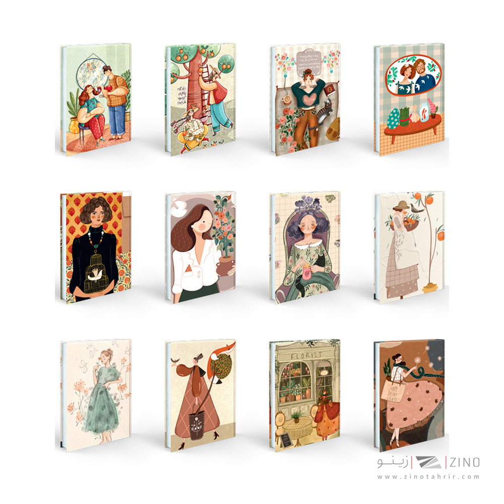 سررسید رقعی دوختی جلد سخت مسترنوت کد700 سال1405