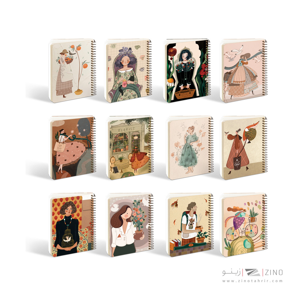 سررسید رقعی سیمی جلد سخت مسترنوت کد900 سال1405