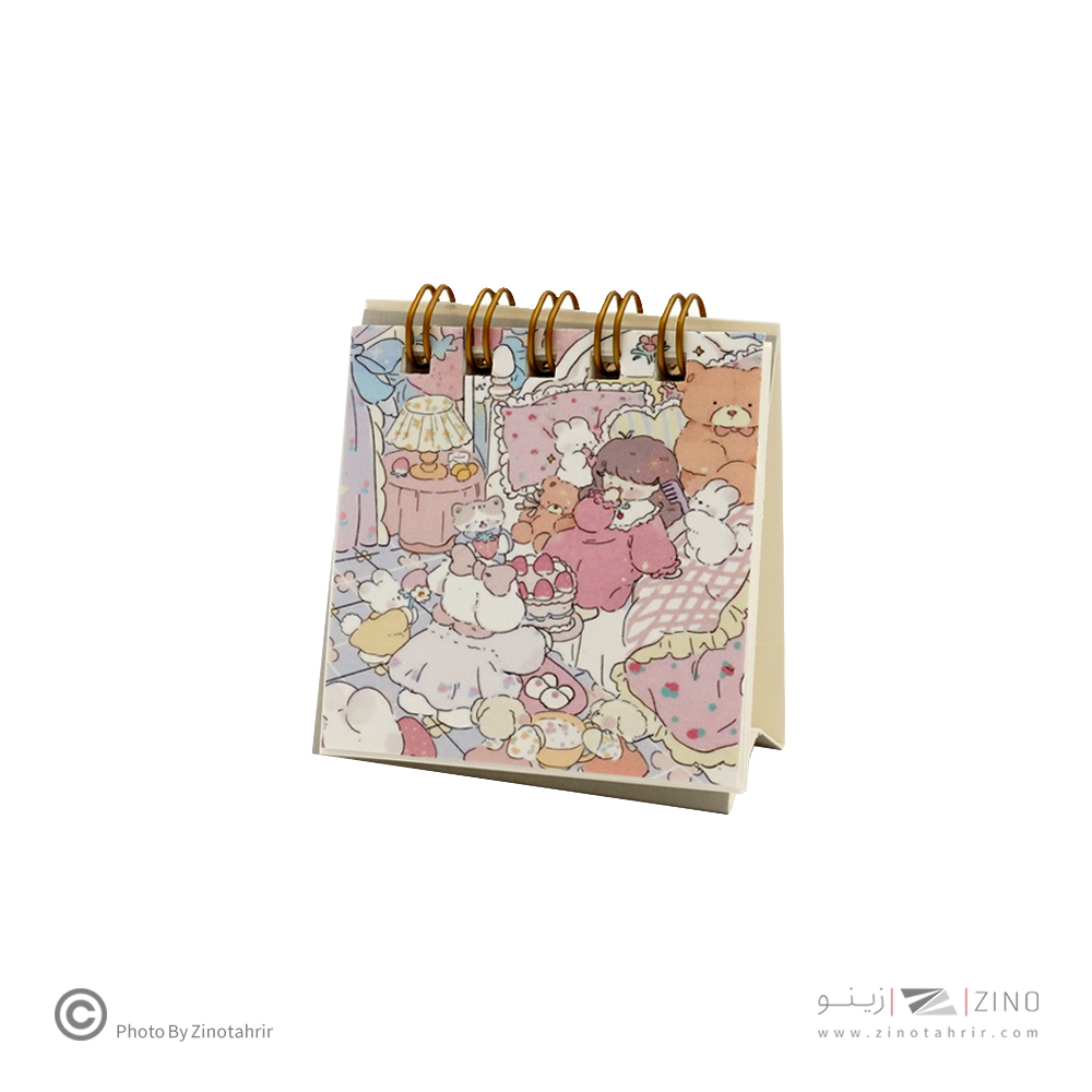 تقویم رومیزی کوچک برگ 1404 (عروسکی)