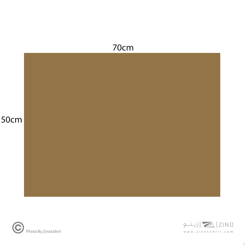 فوم برد3میل قهوه ای70*50