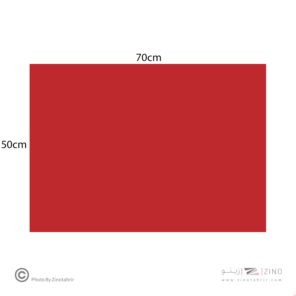 فوم برد3میل قرمز70*50