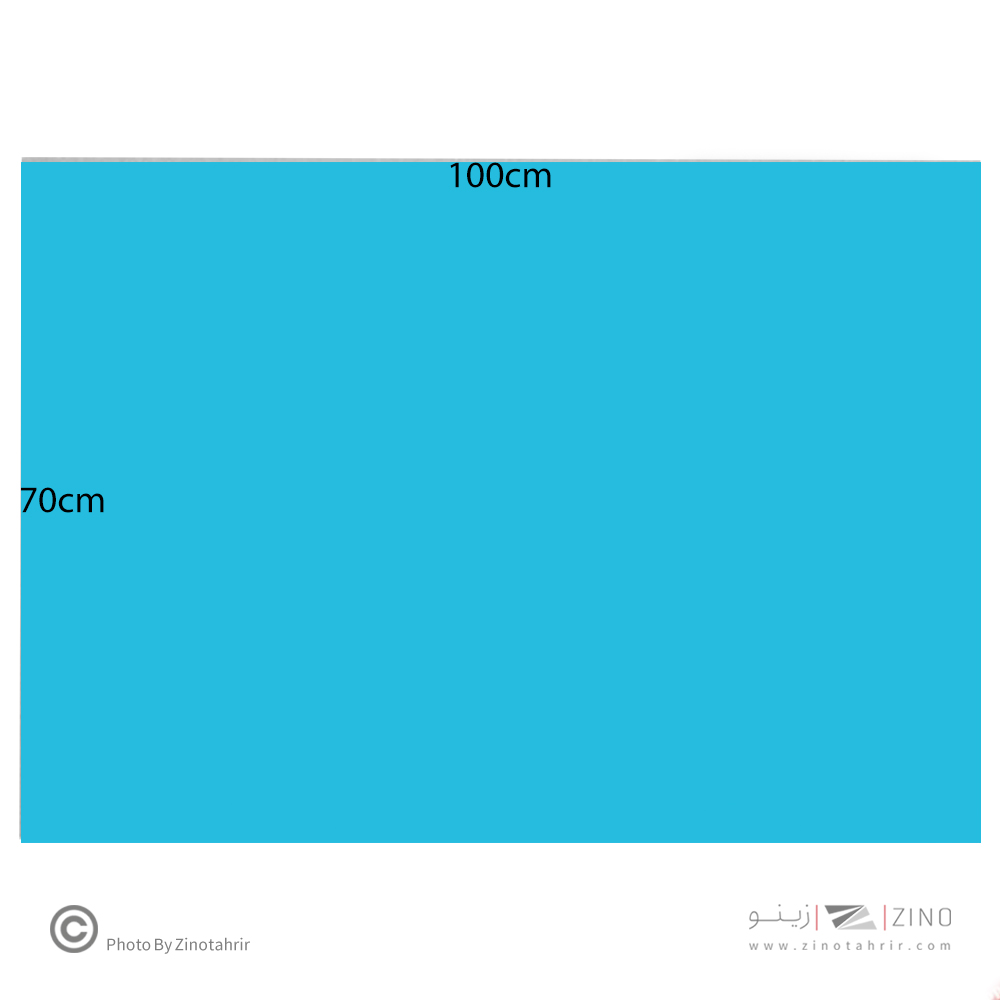 فوم برد5میل آبی روشن70*100