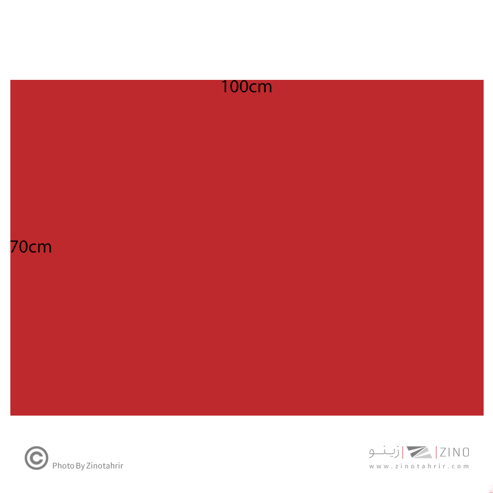 فوم برد3میل قرمز70*100