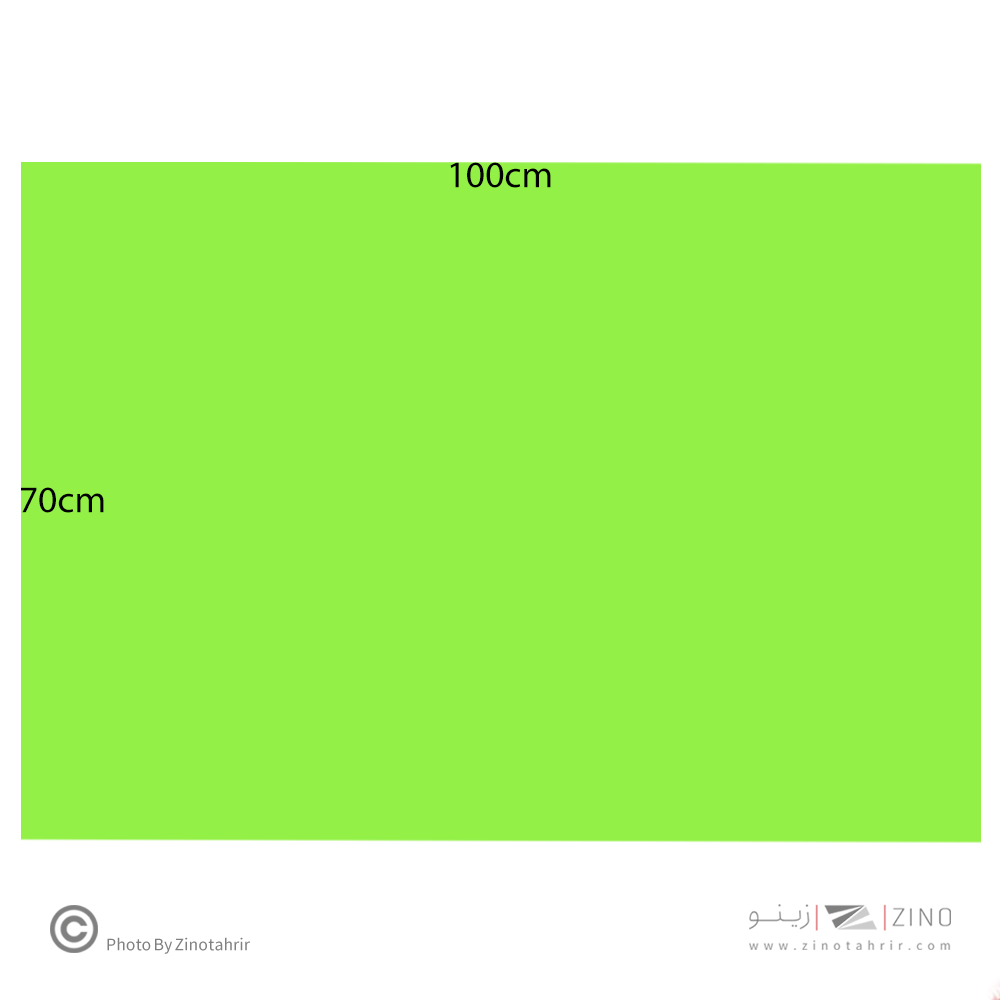 فوم برد3میل سبزروشن70*100