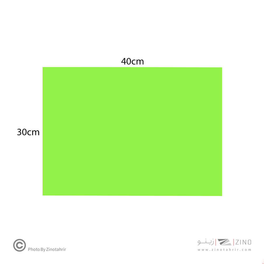 فوم5میل سبزروشن 40*30