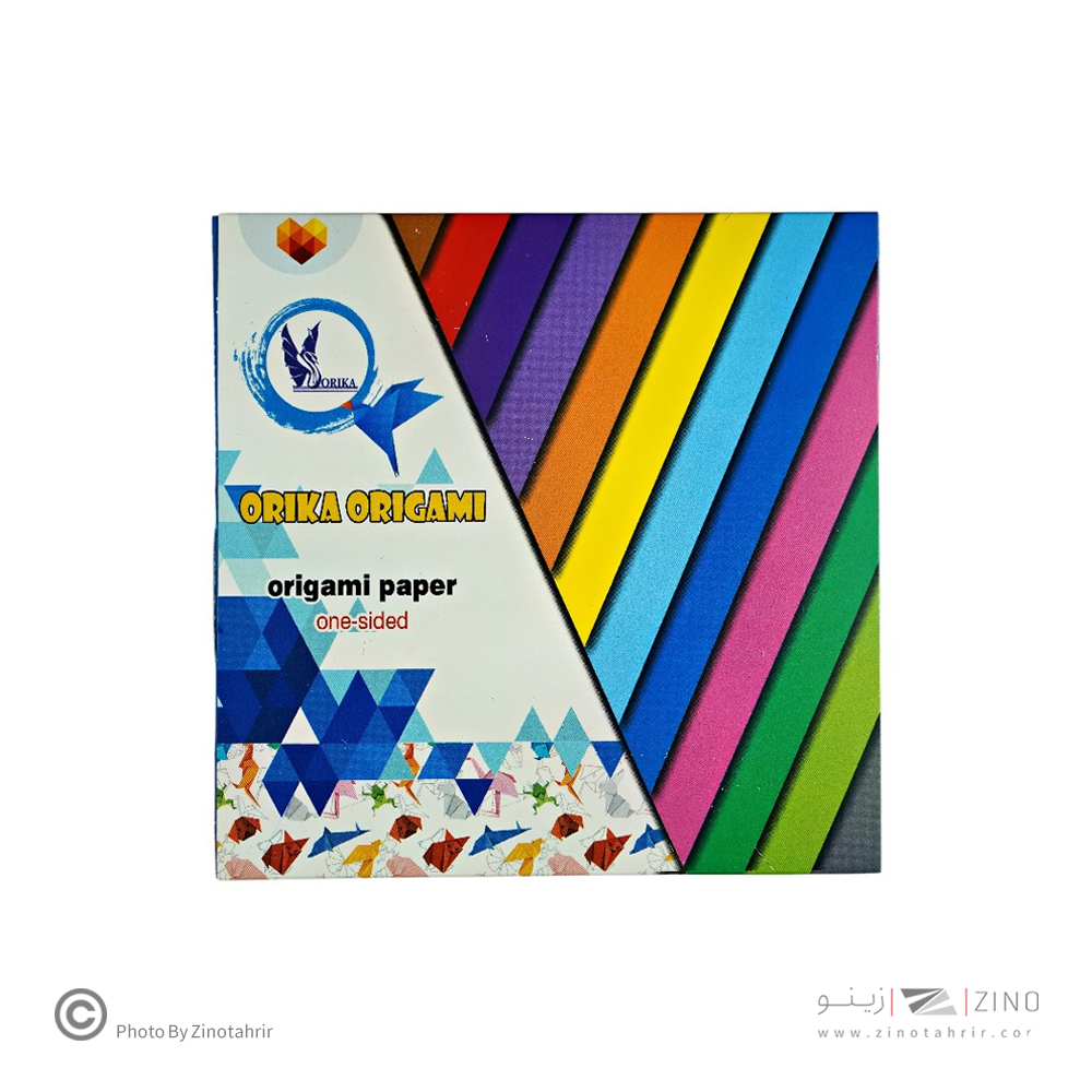 کاغذ اوریگامی 96برگ 15*15سانت ساده یکرو اوریکا