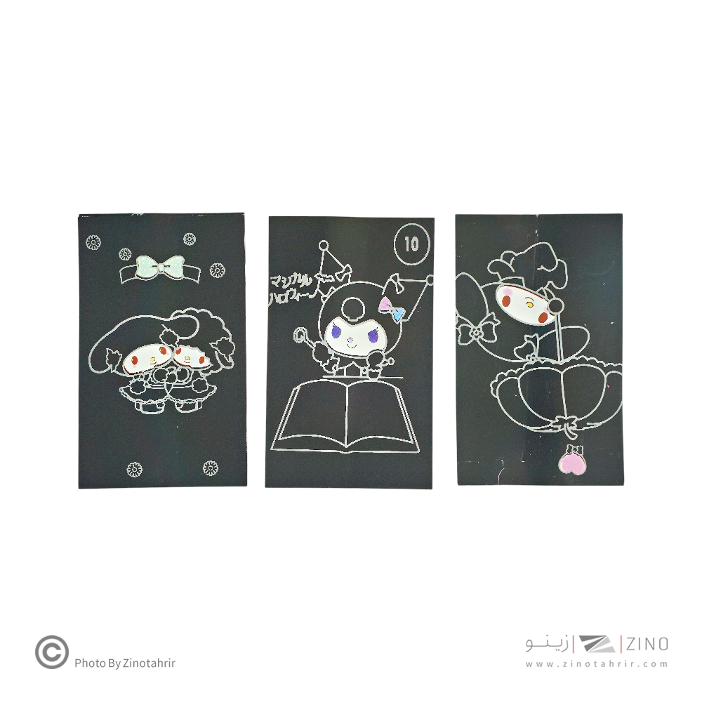 دفتر یادداشت جادویی اسکراچ(طرح کرومی) کدB11 یا کدCS-105