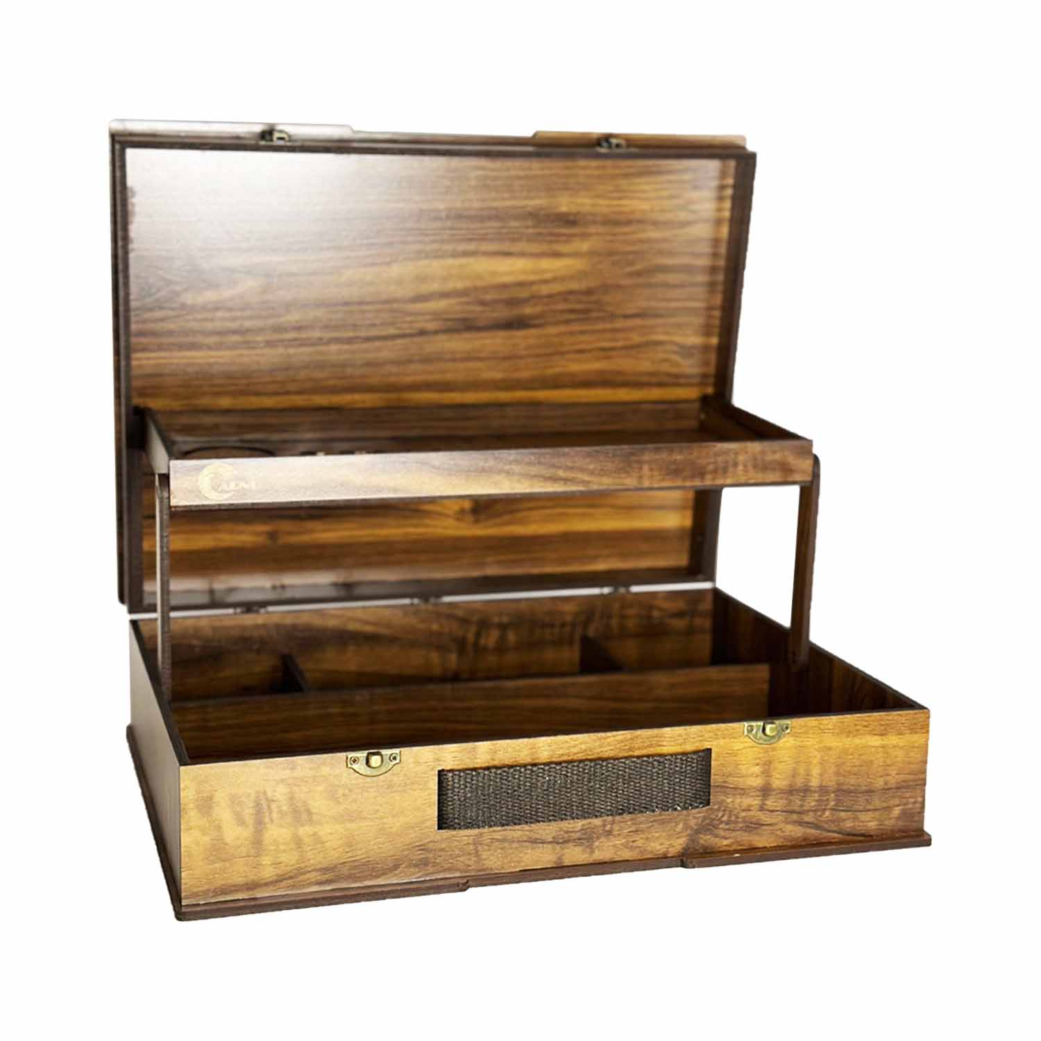 جعبه رنگ با شیب طراحی گیره دار(کاور قهوه ای روشن) کارنو