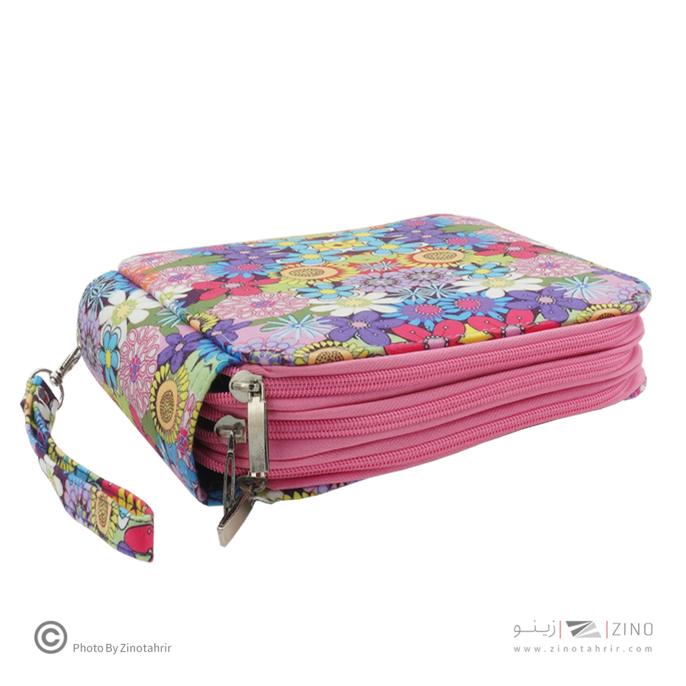 کیف مدادرنگی 120عددی  سه زیپ سری D  لوتو
