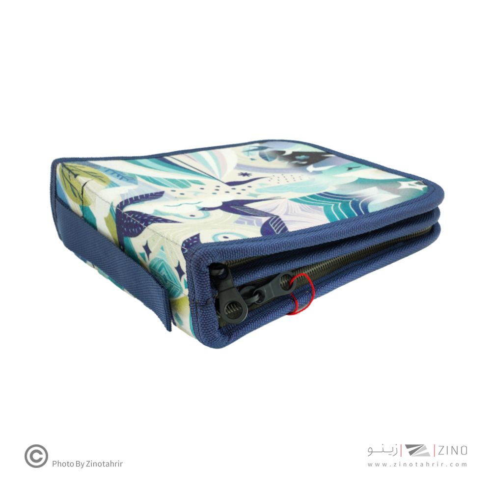 کیف مدادرنگی 60عددی  دوزیپ سری V  لوتو