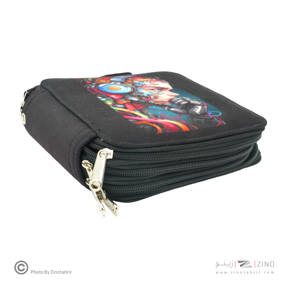 کیف مدادرنگی 120عددی چهار زیپ سریB لوتو