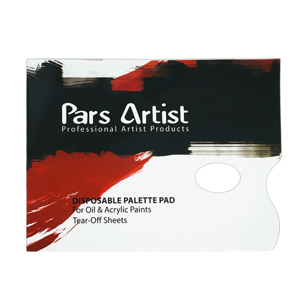 پالت یکبارمصرف 30برگی ( جلد مشکی ) پارس آرتیست