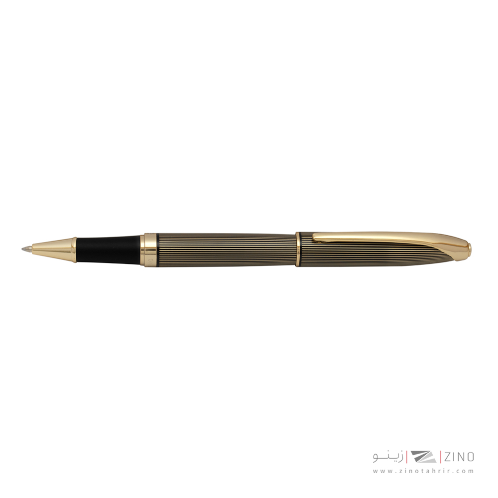 روان نویس نفیس  یوروپن رینگ مشکی راه ره طلایی